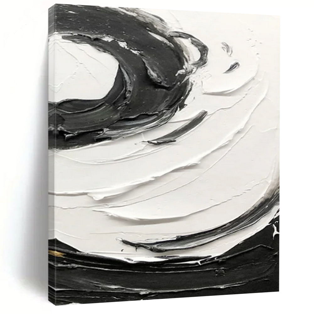 Custom Hand-Painted Abstract Art for Living Room & Hallway DTP380