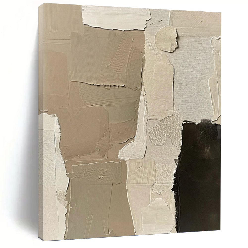 Artfully Engineered Hand - Crafted Textured Canvas Art for Bedroom & Bar DKH1161
