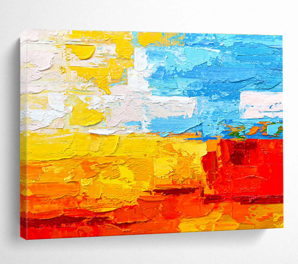 “Dynamic Echoes” Giant Abstract Artwork for Living Room & Dining Room DKH270