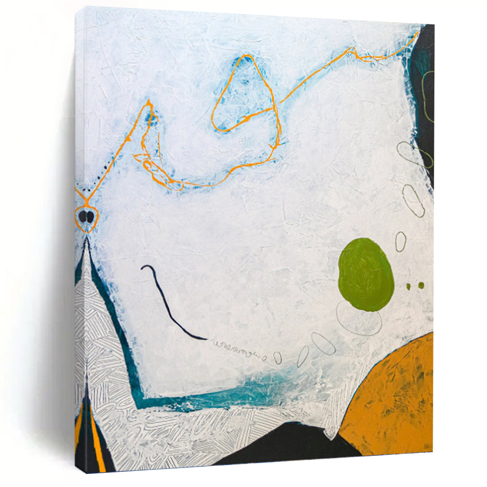 Unique Custom - Rendered Textured Canvas Painting for Office & Hallway DKH1107