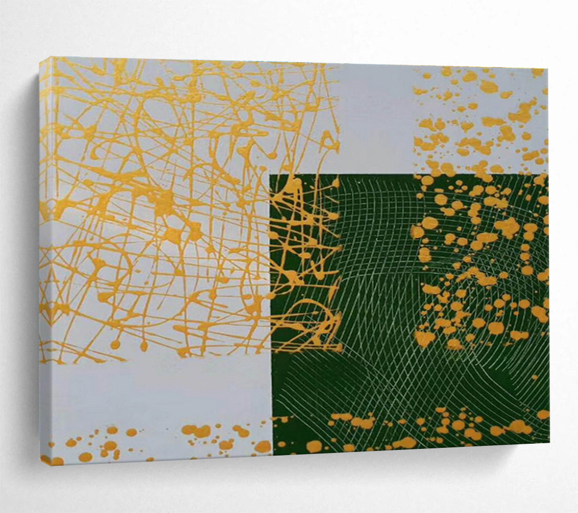 “Mystic Radiance” Giant Abstract Canvas for Bedroom & Entryway DKH307