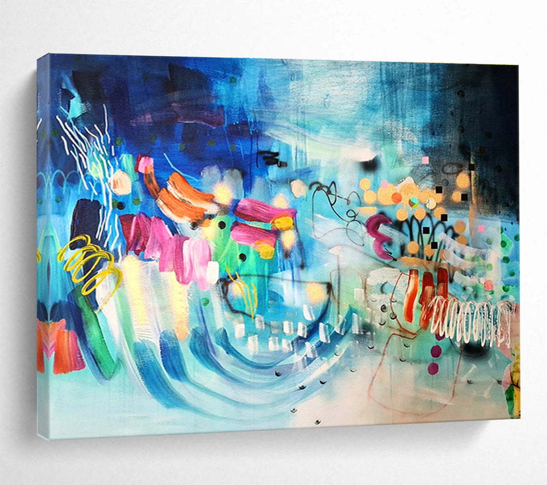 Tailored Abstract Painting for Dining Room & Bar DKH064
