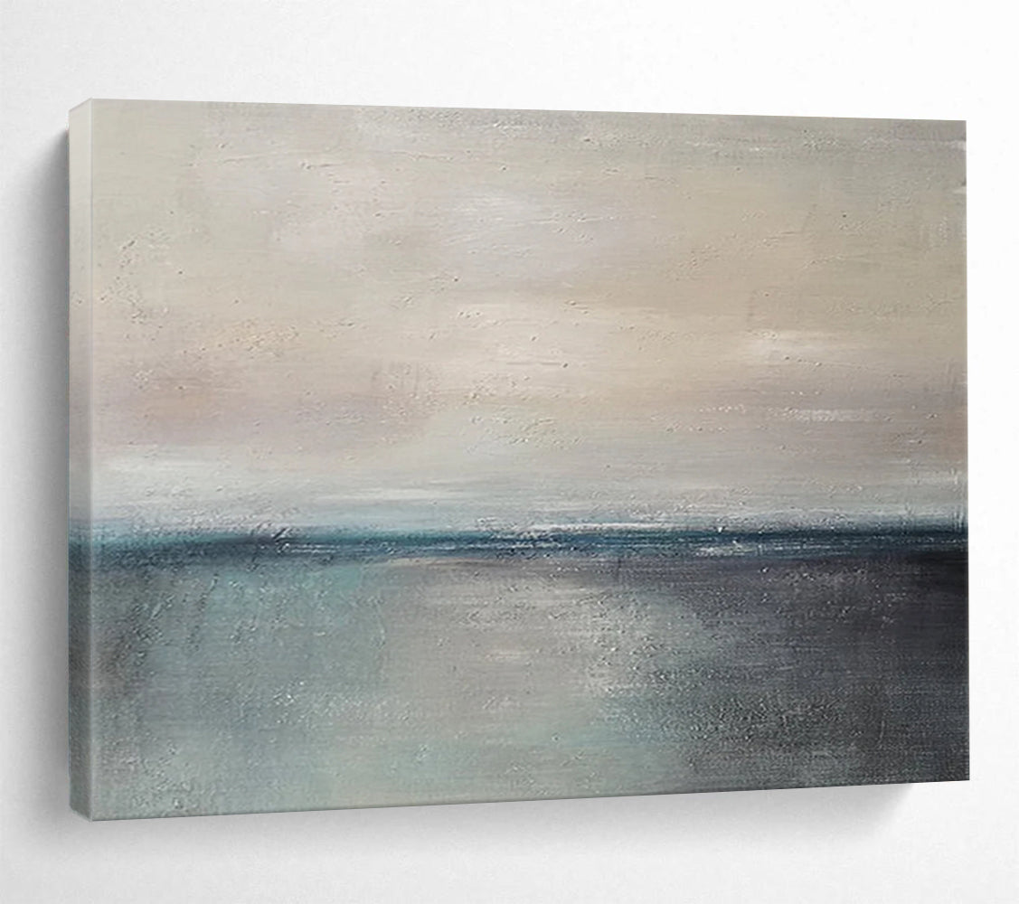 Minimalist Sea Horizon - Elegant Living Room Sophistication DLZ028