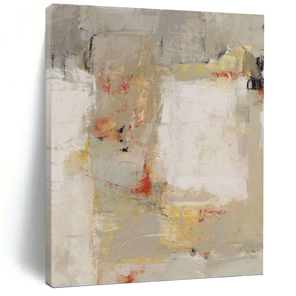 Extra - Large Hand - Painted Custom Abstract Canvas (with Individualistic Textures), Suitable for Bedroom and Hallway DKH1450