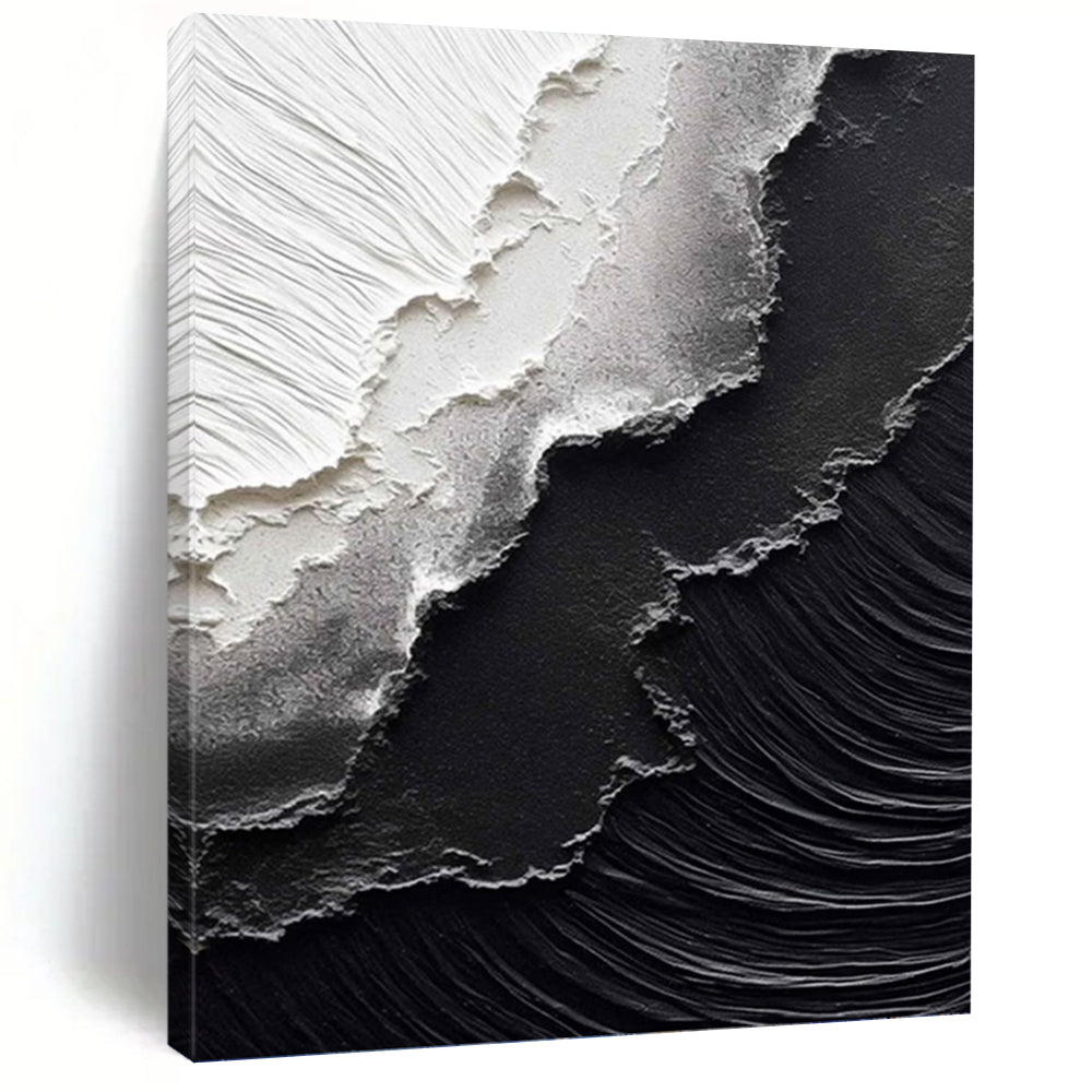 Mega - Sized Hand - Painted Textured Custom Abstract Artwork, for Bedroom and Entryway DKH1475