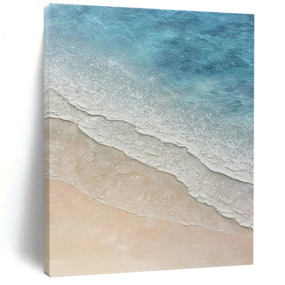 Big-Size Handmade Abstract Paintings: Textured Details for Living Room & Hallway DTP314
