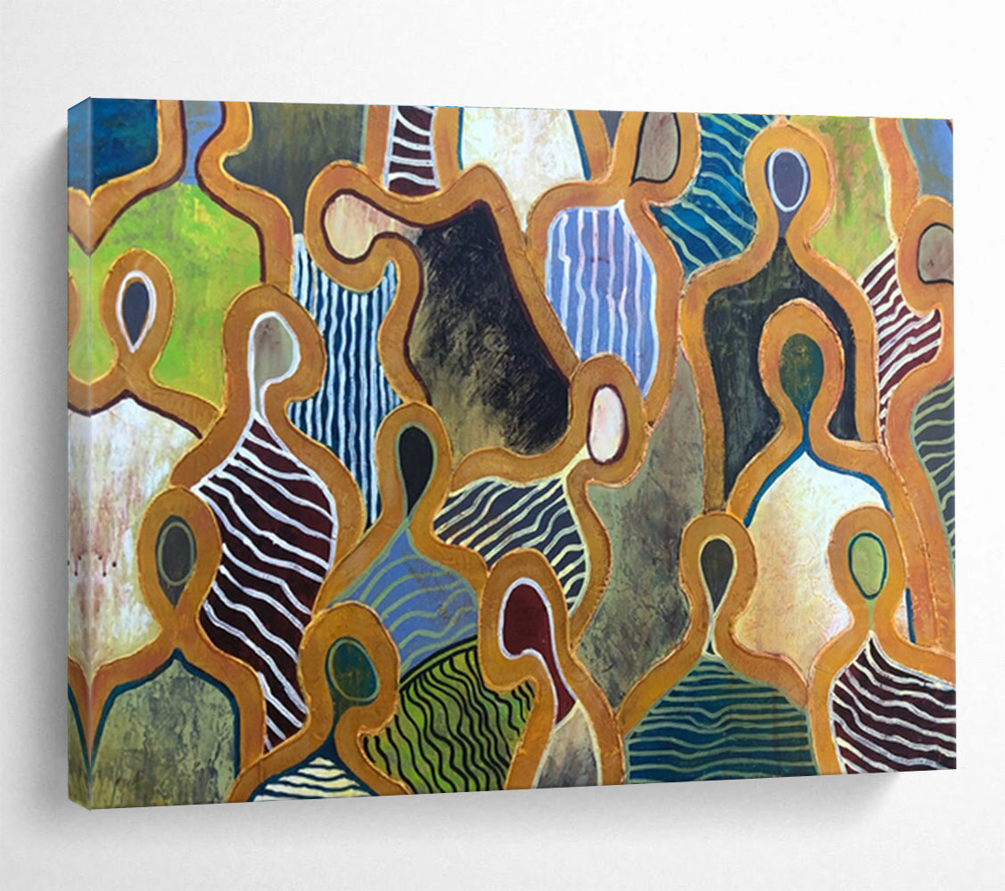 Alluring Grand Abstract Wall Decor for Dining Room & Hallway DKH189