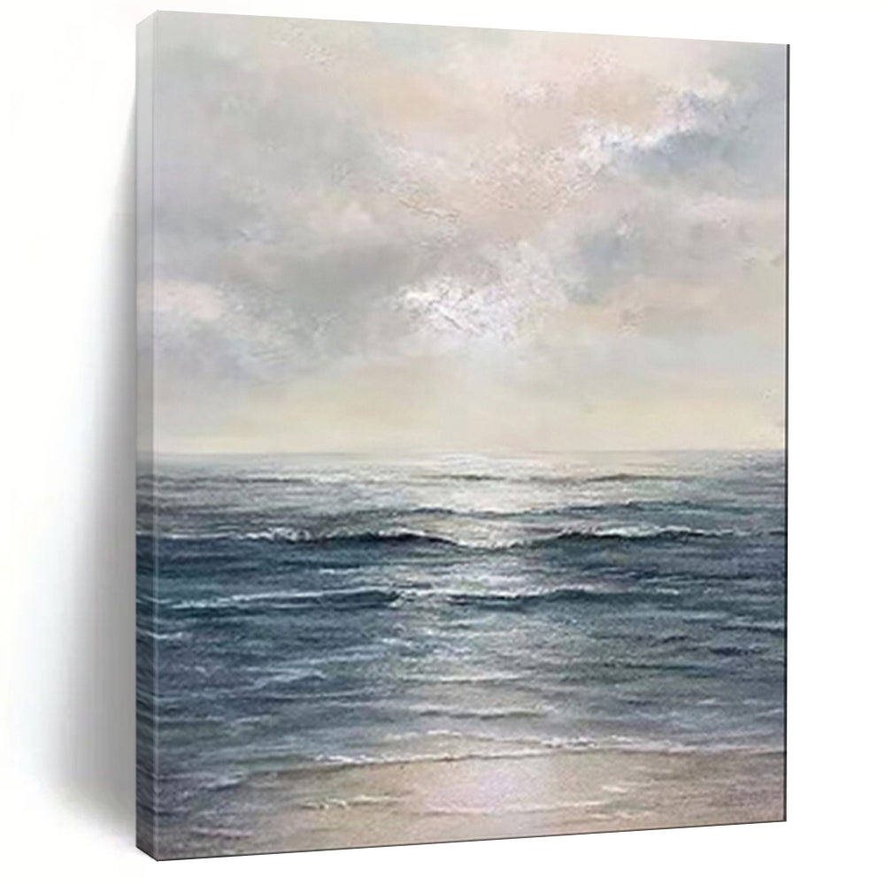 Large-Scale Textured Abstract Wall Art for Living Room & Nursery LargeART2101