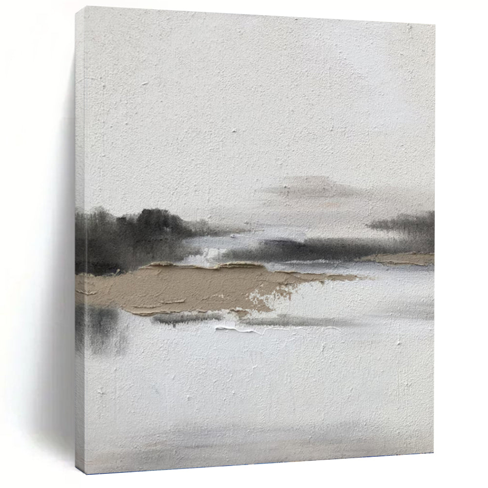Large Vertical Custom Abstract Hand - Painted Artwork for Bar and Hallway DKH1672