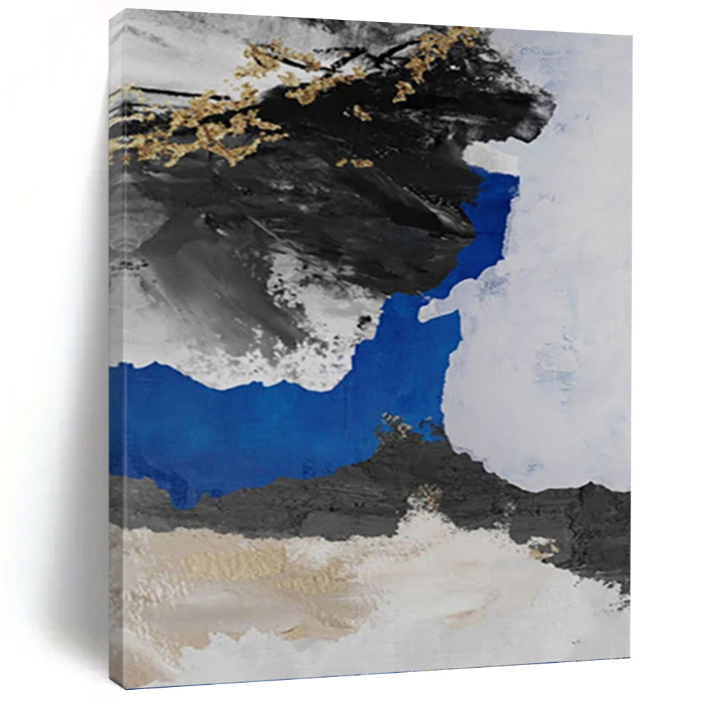 Immense Hand - Painted Textured Abstract Painting for Airport Terminal & Train Station DKH1231