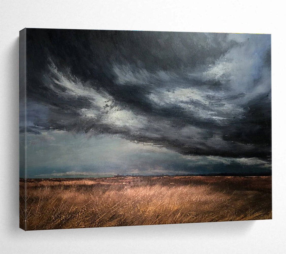 Hand - Painted Textured Large Abstract Creation for Charming Interiors DKH772