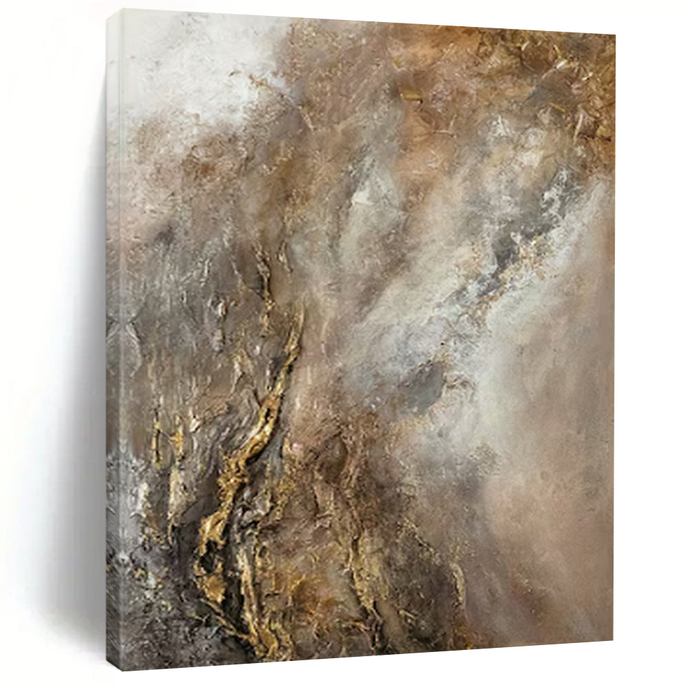 Enormous-Scale Hand-Painted Abstract Wall Installations for Dining Room & Chef’s Table Area LargeART2247