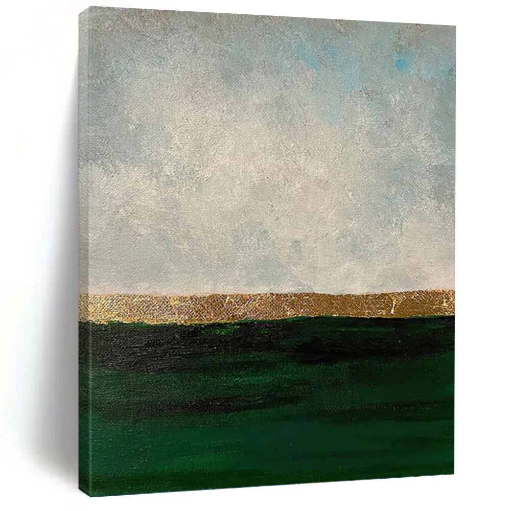 Immense Hand - Painted Textured Abstract Art for Spa & Yoga Studio DKH1206