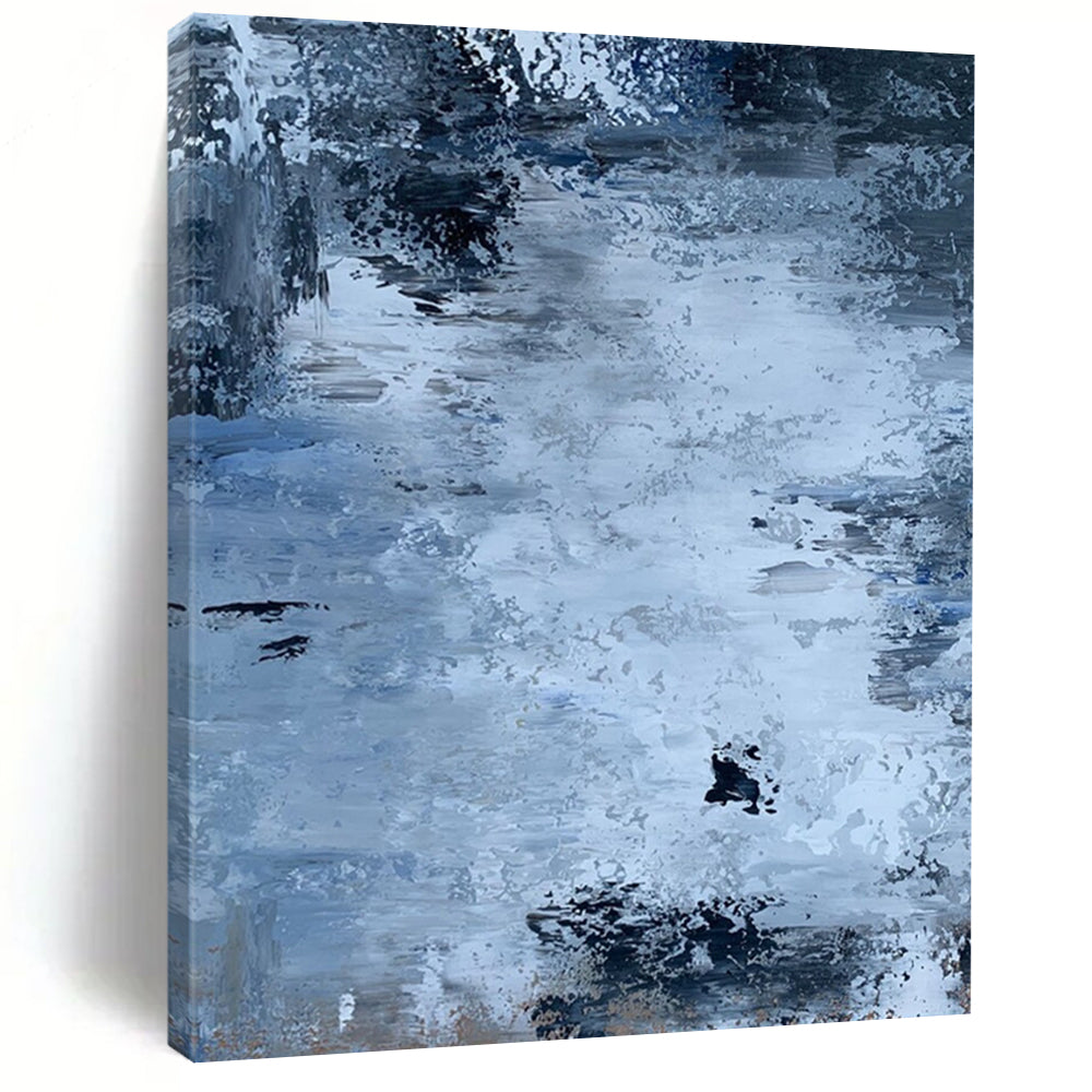 Custom Hand-Painted Abstract Art: Big Sizes & Textures for Office & Dining Room DTP251
