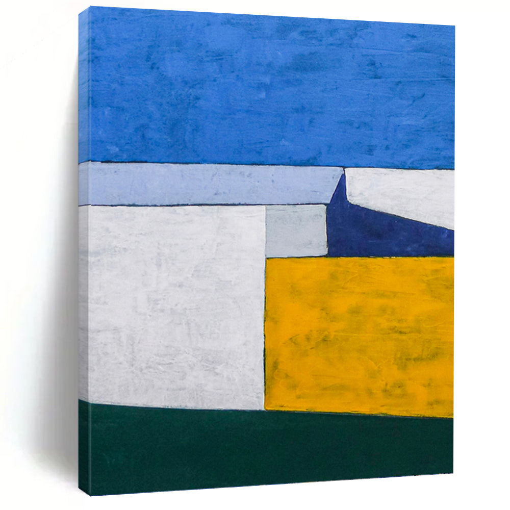 Unique Custom - Painted Textured Canvas Artwork for Living Room & Office DKH1095