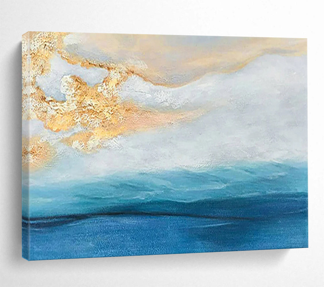 Oversized Hand-Painted Abstract Canvases for Entryway & Office LargeART1521