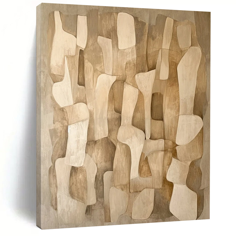 Extended - Reach Hand - Painted Custom Abstract Painting for Bedroom and Entryway DTP021