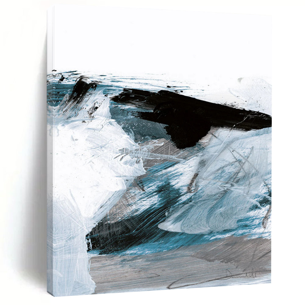 Hand-Painted Large Abstract Creations: Textured Styles for Bar & Hotel DTP220
