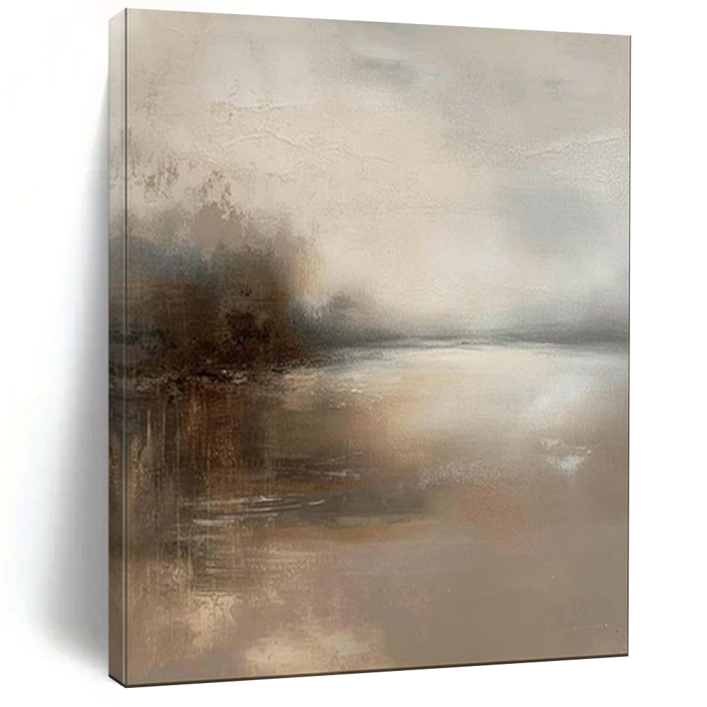 Large-Scale Custom Hand-Painted Abstract Art for Office & Hallway LargeART1874