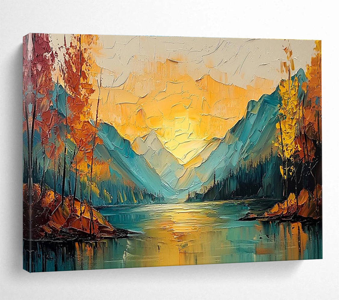 Charming Large Abstract Wall Art with Cozy Textured Patterns for Dining Room & Hotel Suite DKH907