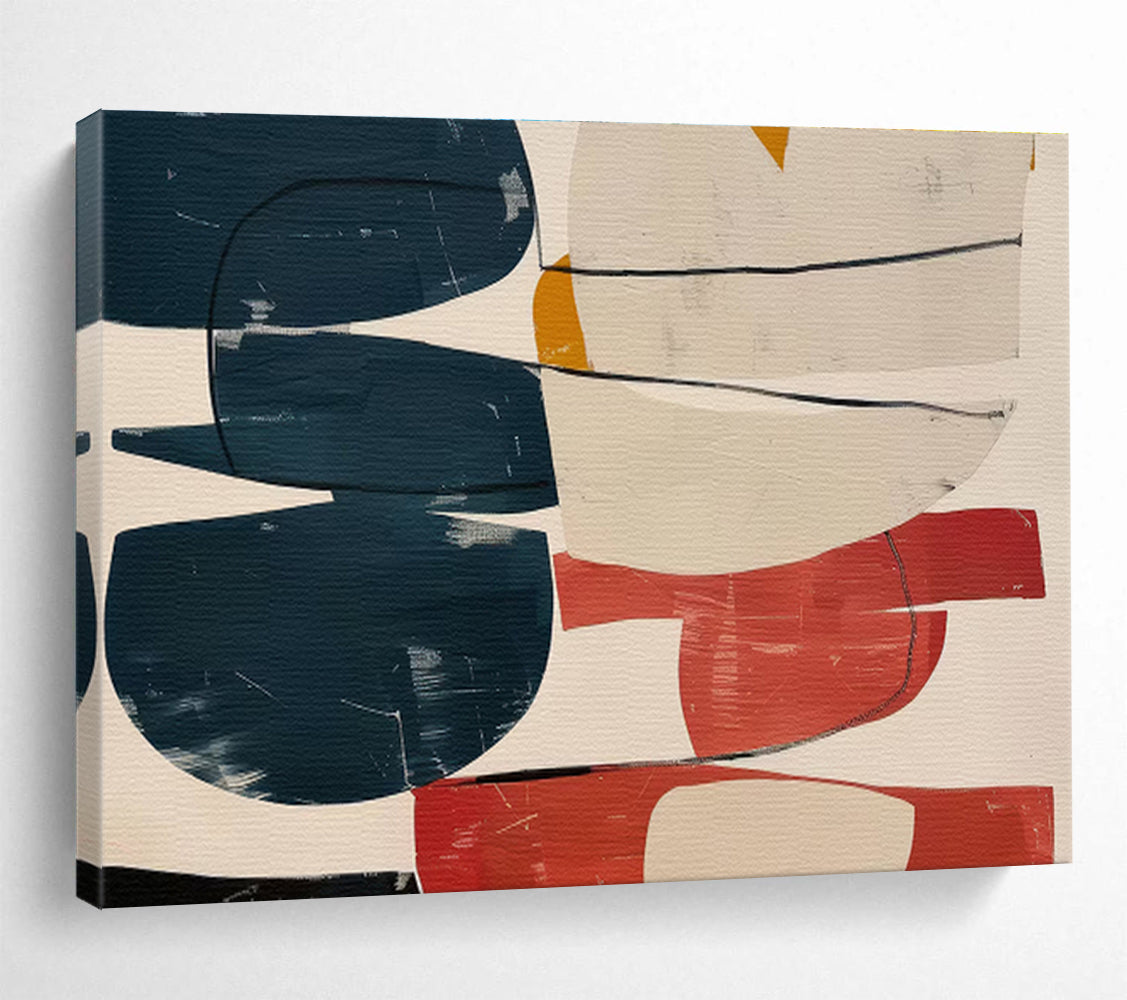 Tailored Hand-Painted Large-Scale Canvas for Bar & Entryway DKH140