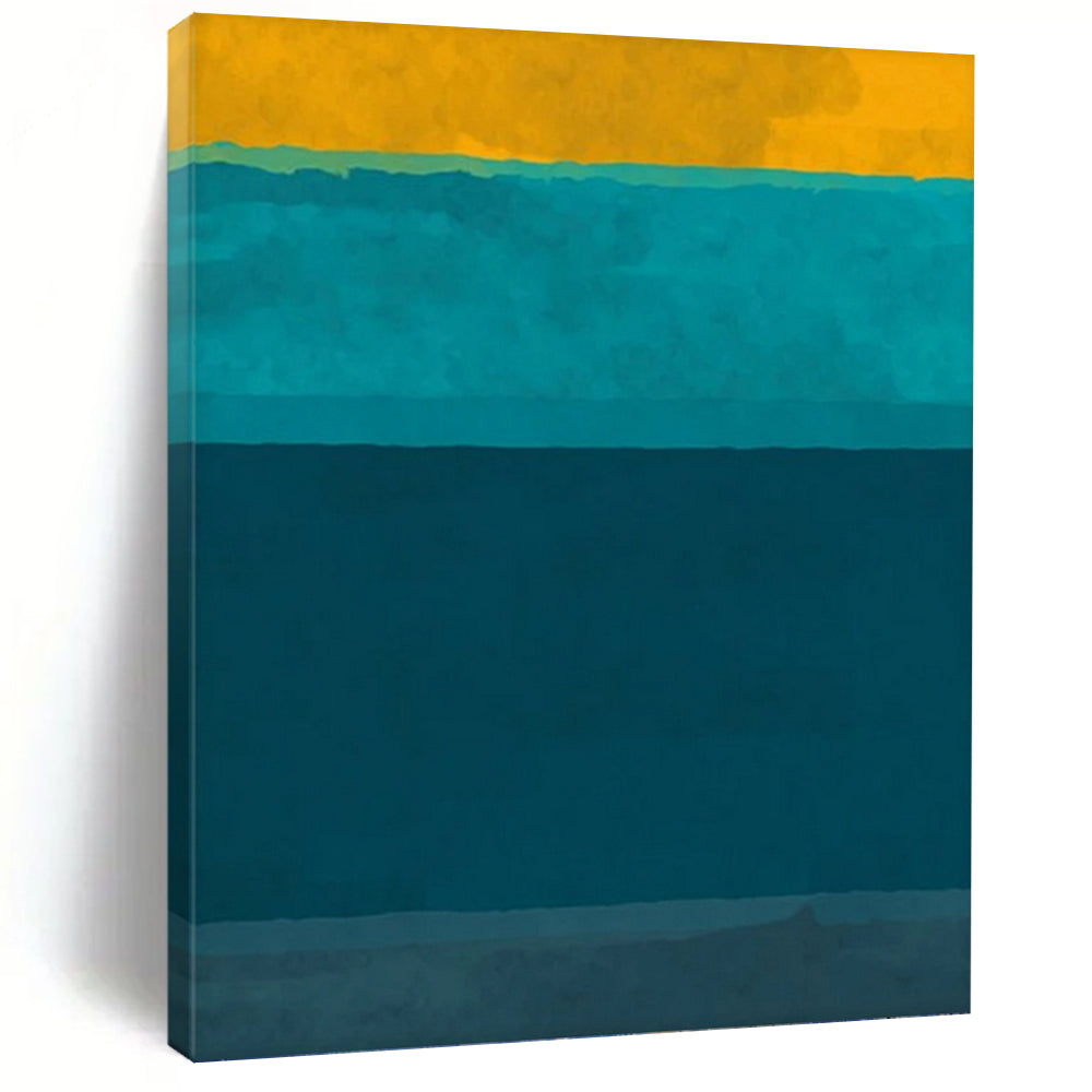 Tall - Standing Vertical Hand - Painted Custom Abstract Gem (with Braided - Rope Textures) for Living Room and Hotel DKH1623