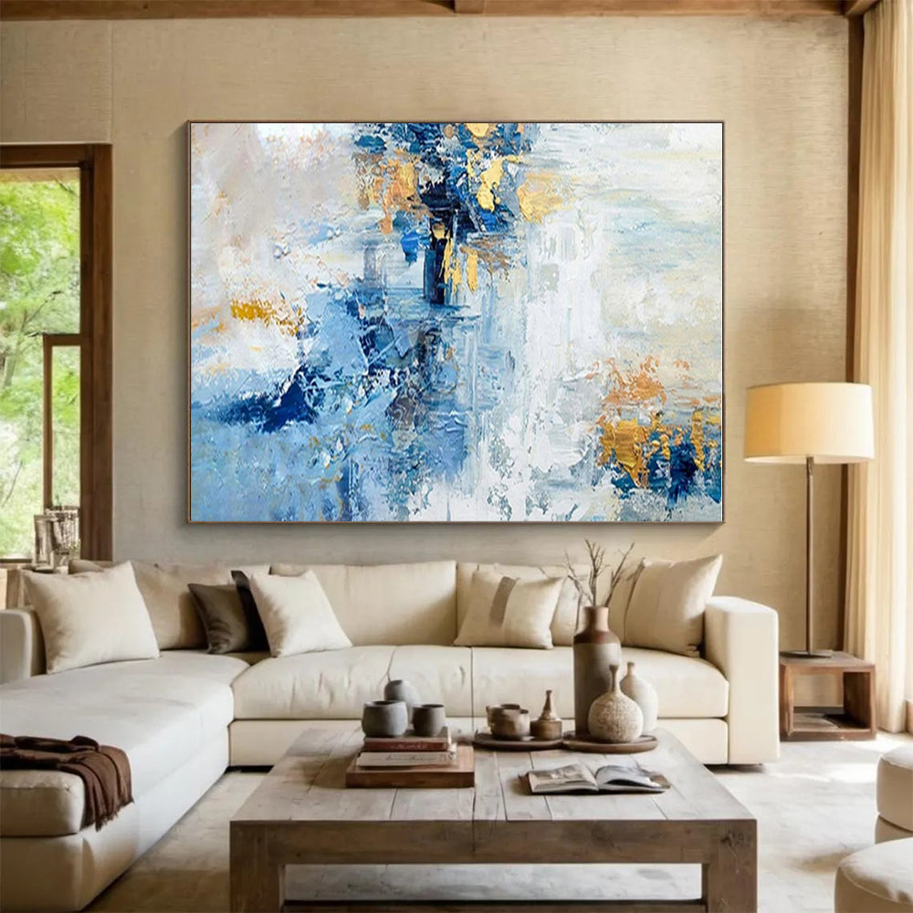 Huge Hand-Finished Abstract Painting for Luxury Residences LargeART0643