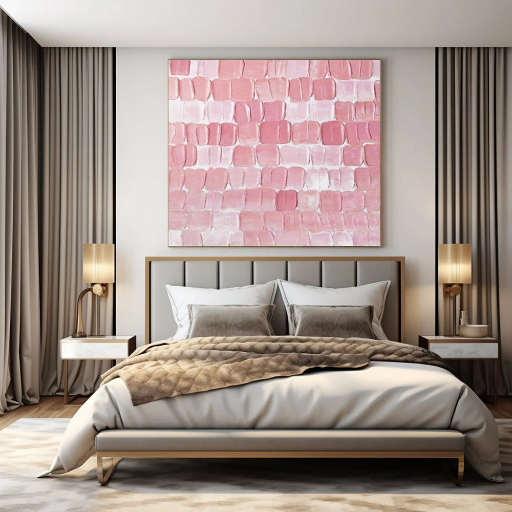 Monumental Abstract Painting for Indoor Atrium Spaces - Commissioned Resin on Linen
