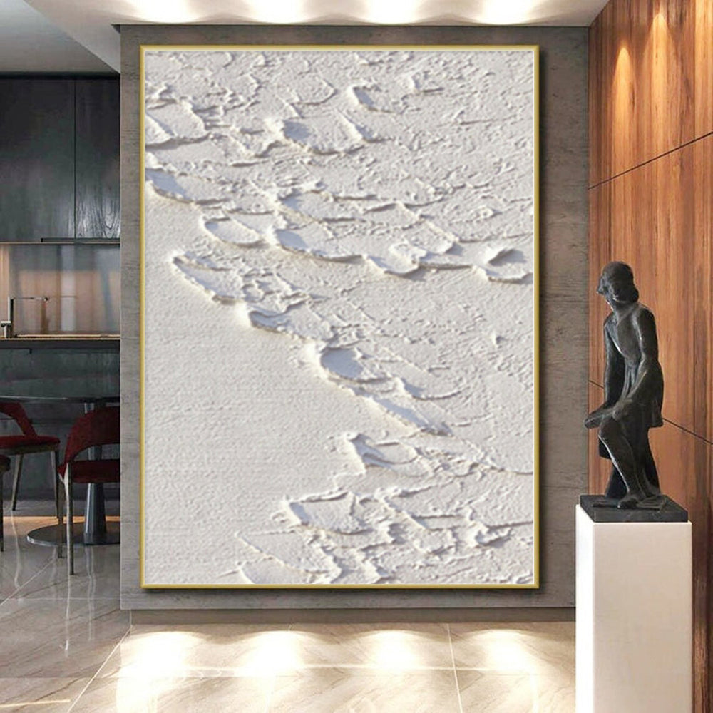 Extra-Gigantic Custom Hand-Painted Abstract Wall Art for Laundry Room Utility Wall