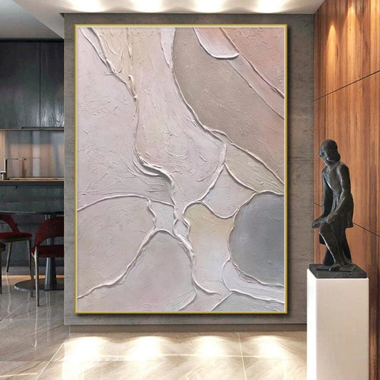 Enormous Customized Abstract Canvas for Pet Playpen Feature Wall