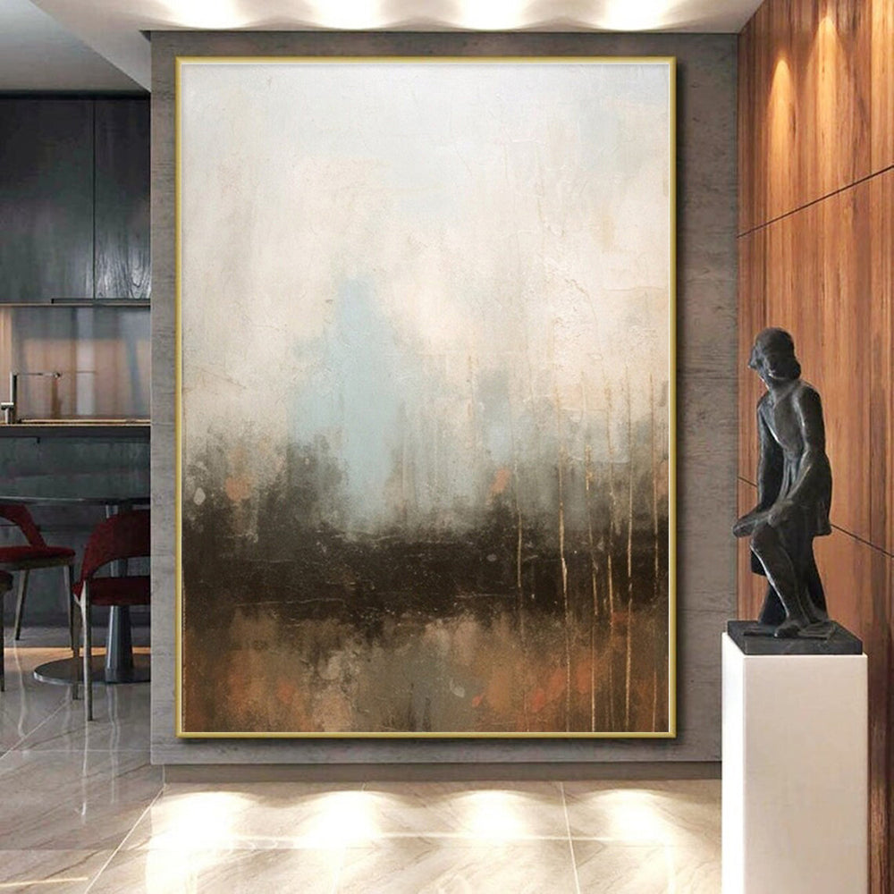 Staggering Made-to-Order Abstract Painting for Home Wine Cellar Tasting Area Wall