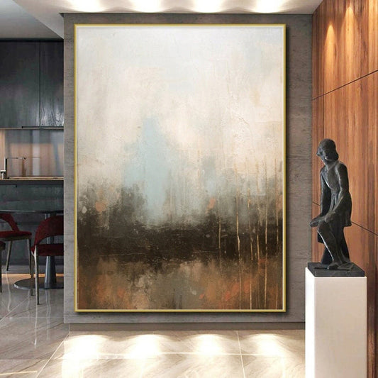 Staggering Made-to-Order Abstract Painting for Home Wine Cellar Tasting Area Wall