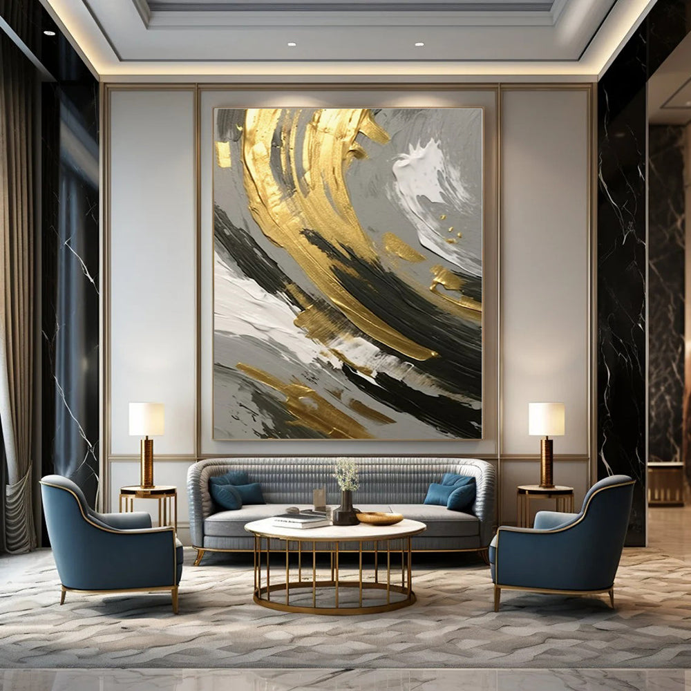 Ethereal Fairyland Hand-Painted Abstract Mural for Magical Bedrooms