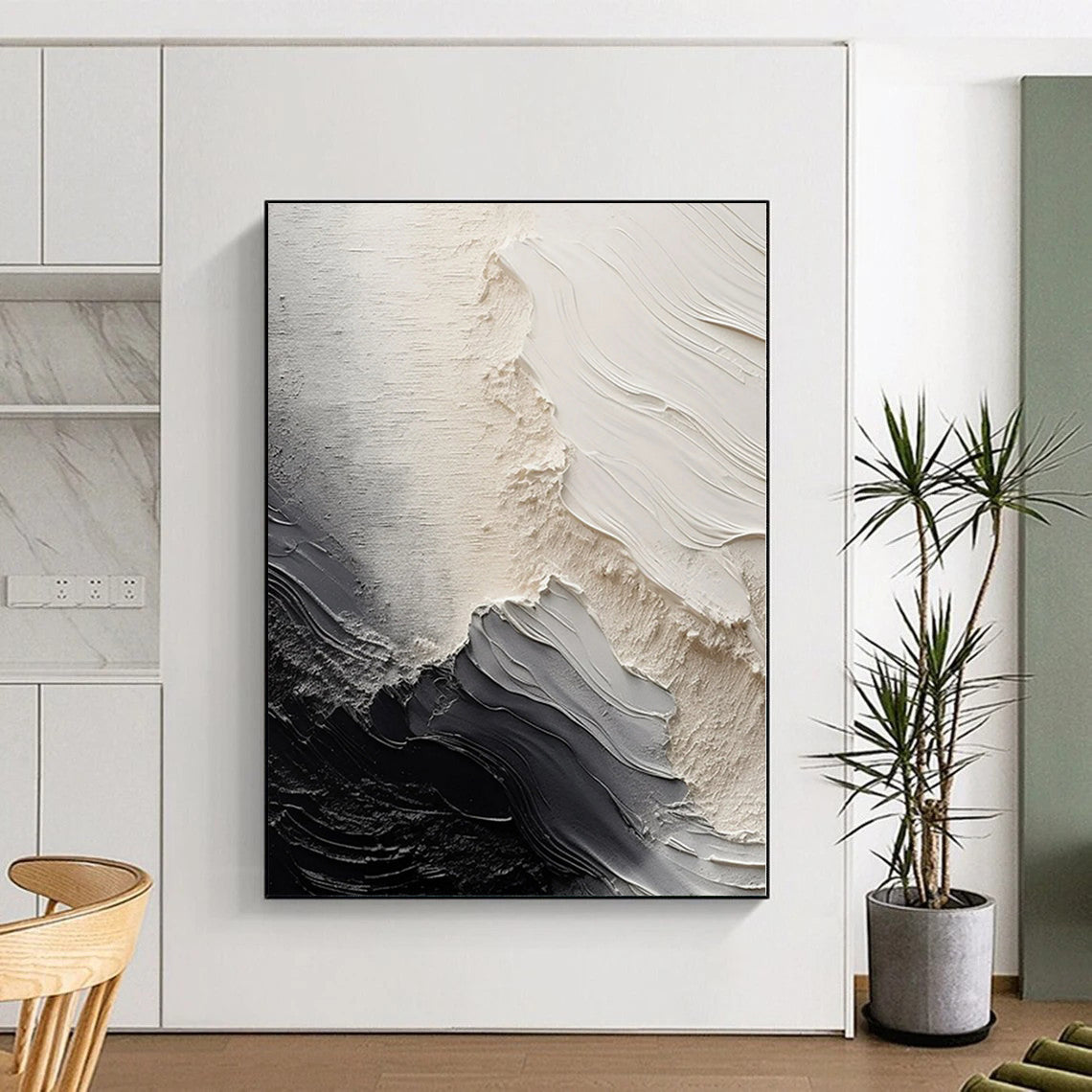 Giant Abstract Frequency Art - Commissioned Resin for Music Conservatory Recital Halls