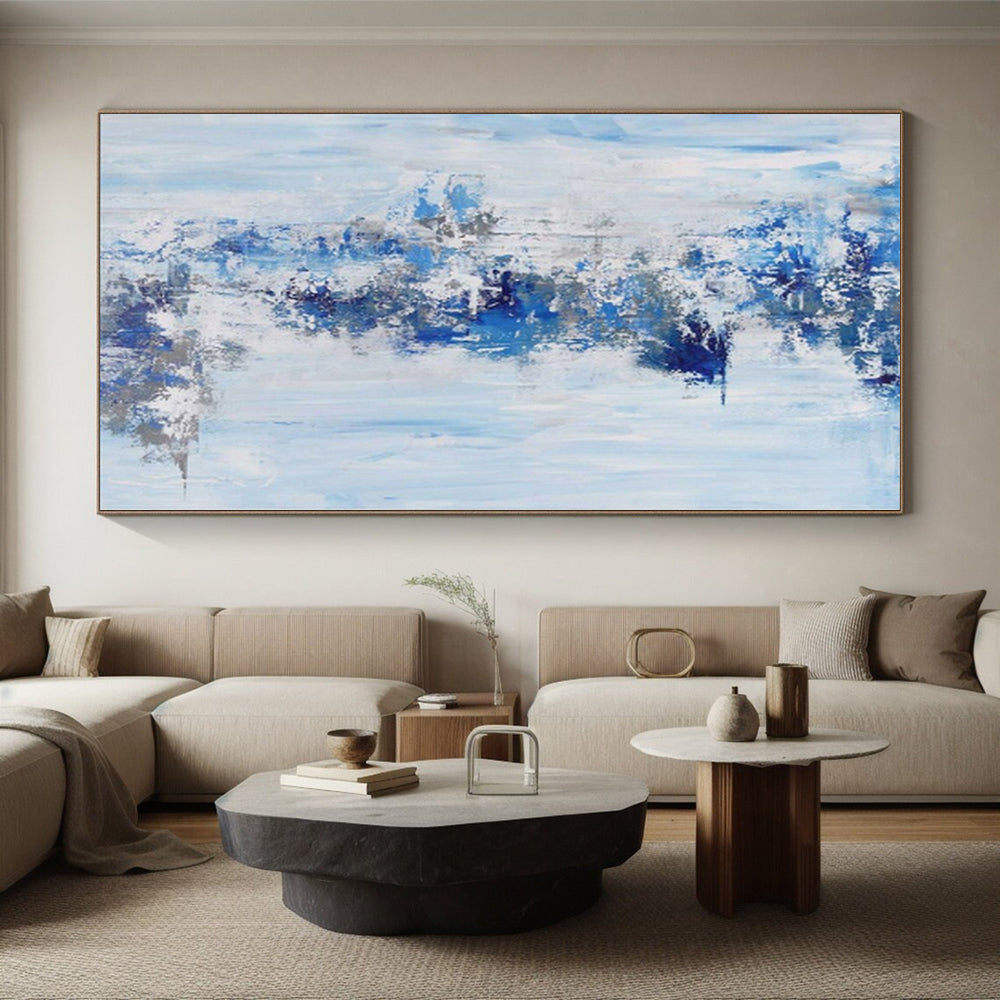 Custom Extra Large Abstract Veil Painting - Hand-Painted Gouache for Wedding Venue Aisles