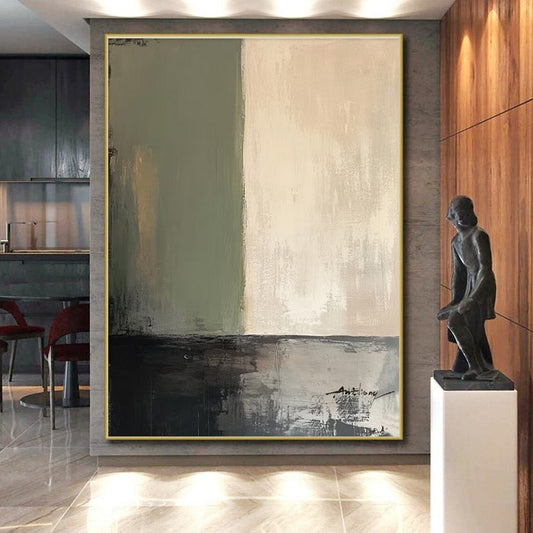 Extra-Huge Modern Abstract Canvas for Home Office Professional Look