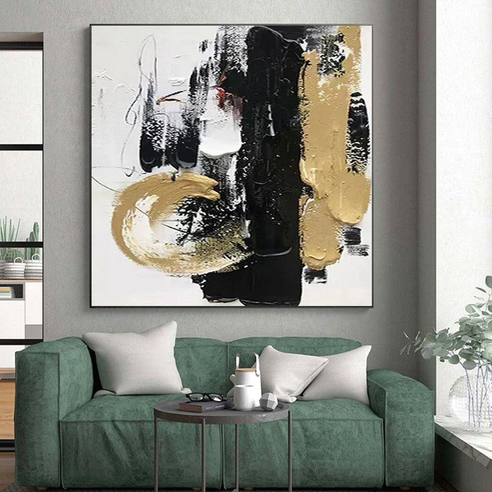 Large Custom Abstract Canvas for Kids’ Playroom Ceilings