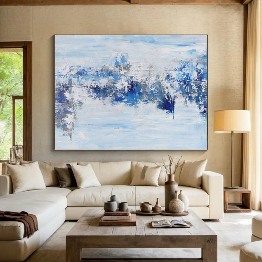 Custom Extra Large Abstract Veil Painting - Hand-Painted Gouache for Wedding Venue Aisles