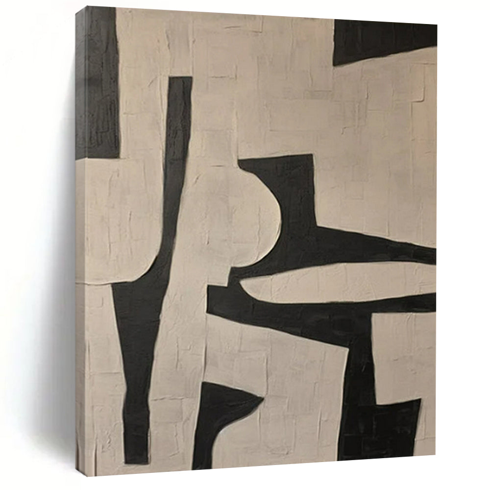 Colossal Hand-Painted Contemporary Abstract Painting for Music Concert Venue Backdrops