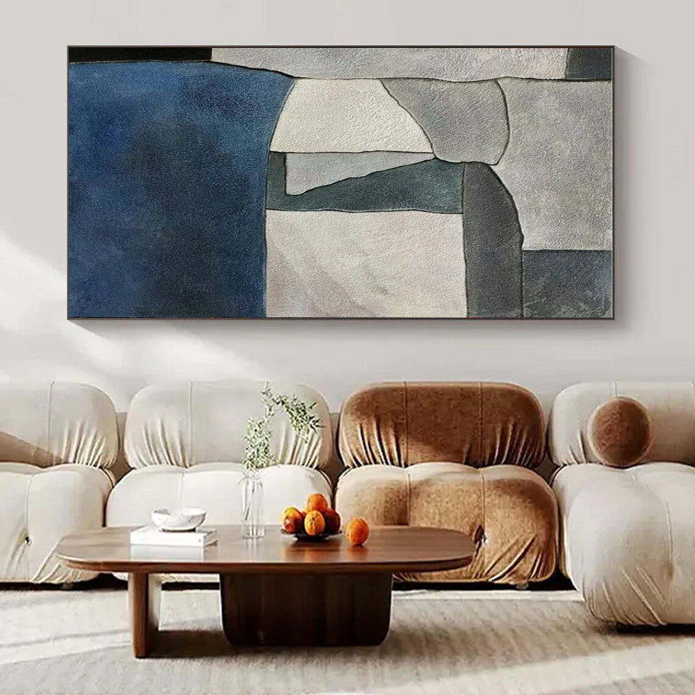 Hand-Painted Personalized Abstract Canvas for Bar & Hotel Pool Decks