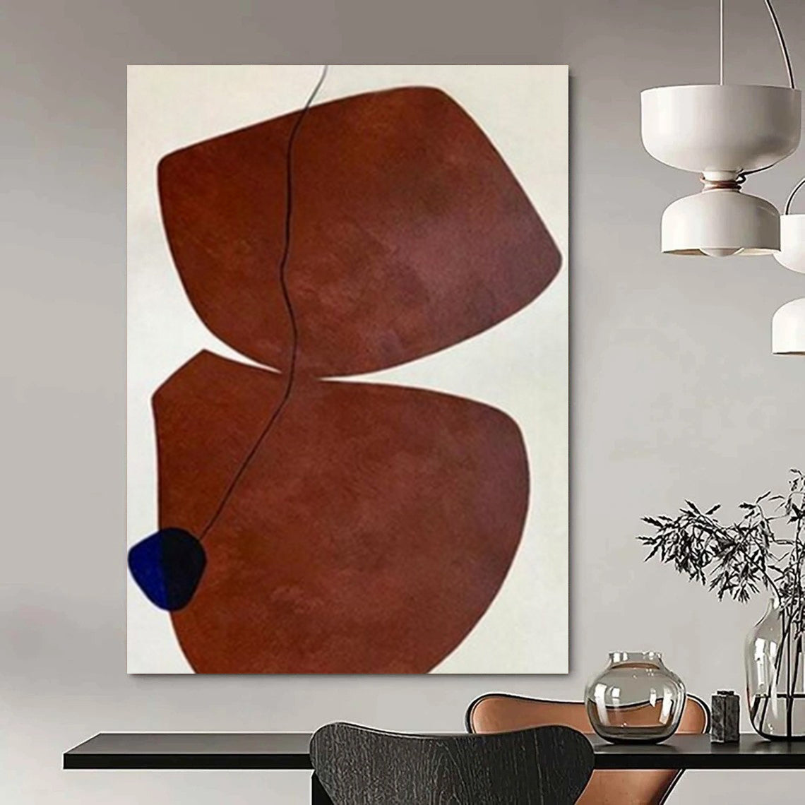 Extra-Vast Hand-Painted Modern Abstract Artwork for Living Room Entry Areas