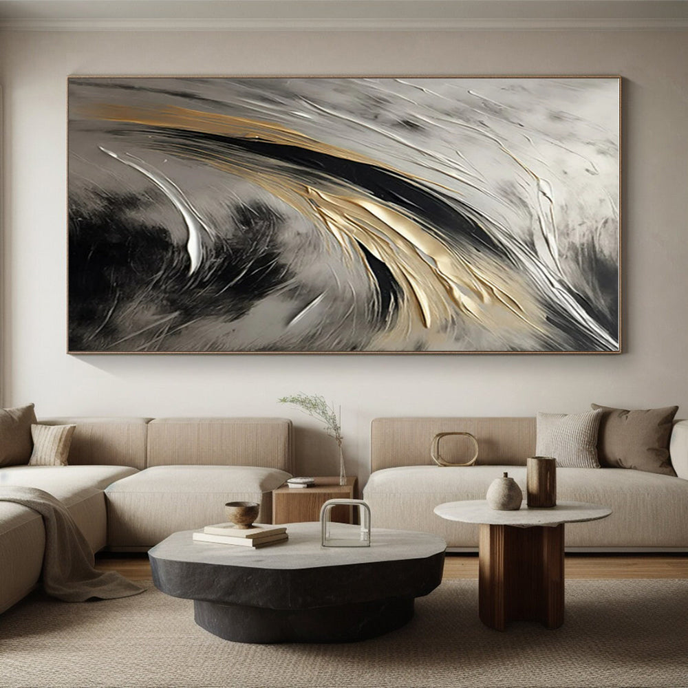 Super-Sized Modern Abstract Art for Home Theater Screen Surround Enhancement