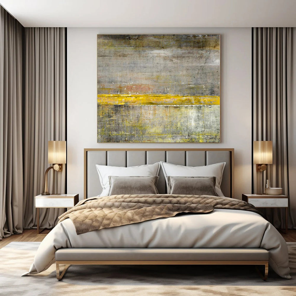 Giant Abstract Wall Art for Window Seat Alcoves - Made to Order Oil on Linen