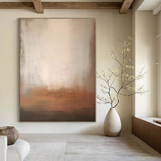 Super-Sized Hand-Painted Modern Abstract Wall Decor for Office Wellness Rooms