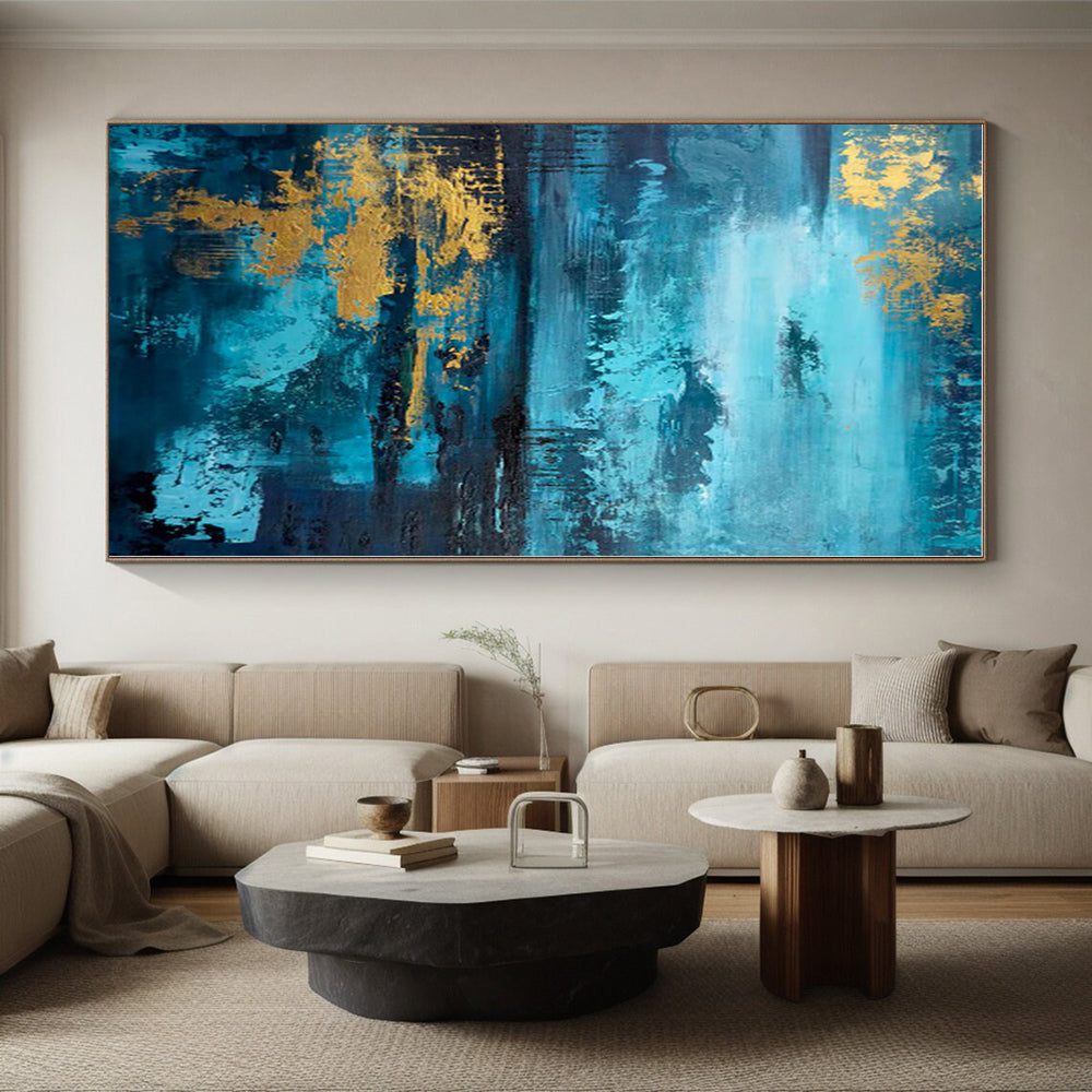 Oversized Custom Abstract Art for Garage Workbench Wall