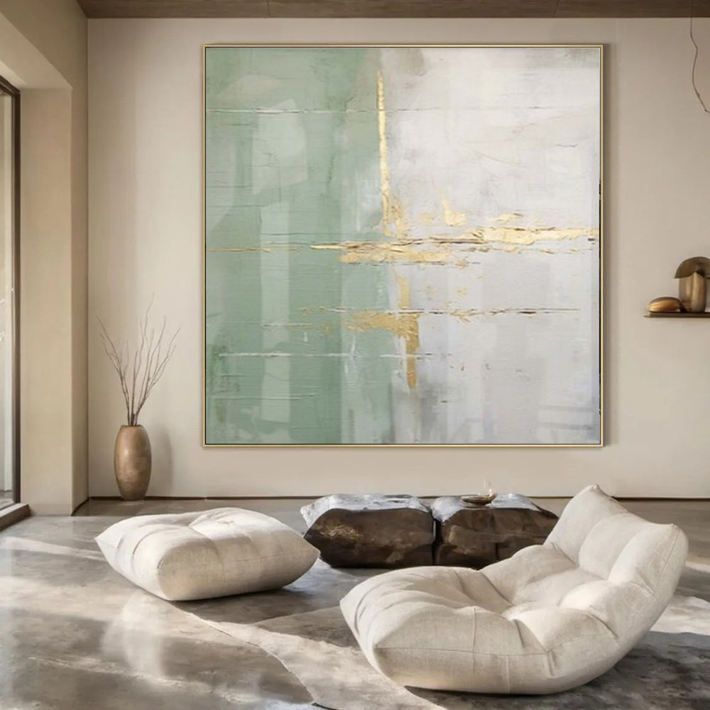Extra-Vast Hand-Painted Modern Abstract Artwork for Family Home Conservatories