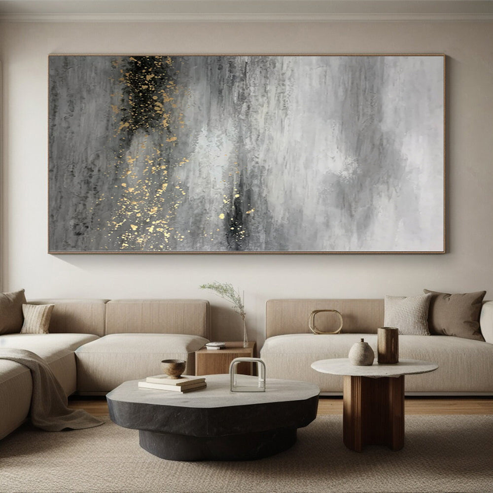 Giant Made-to-Order Abstract Canvas for Walk-in Closet Jewelry Display Walls