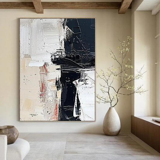 Large-Sized Hand-Painted Abstract Masterpiece for Bar & Hallway LargeART2366