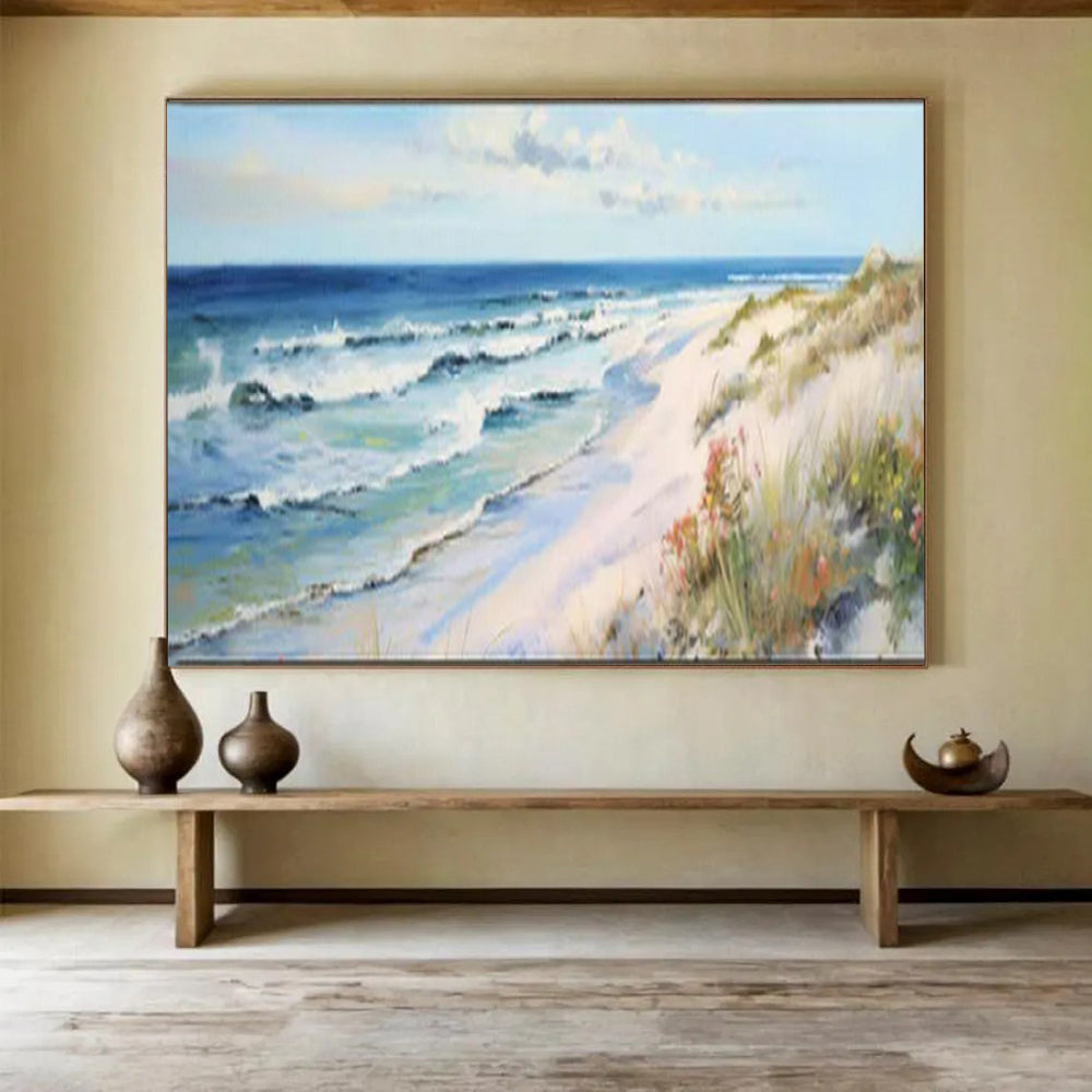Stunning Giant - Sized Abstract Painting for Entryway & Hotel LargeART1697