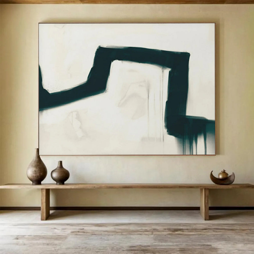 Spirited Giant Abstract Mural for Office & Living Room LargeART1790